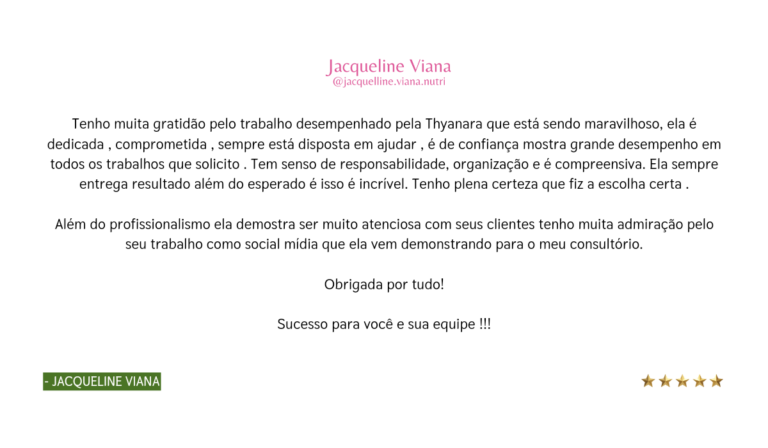 Depoimento de Cliente