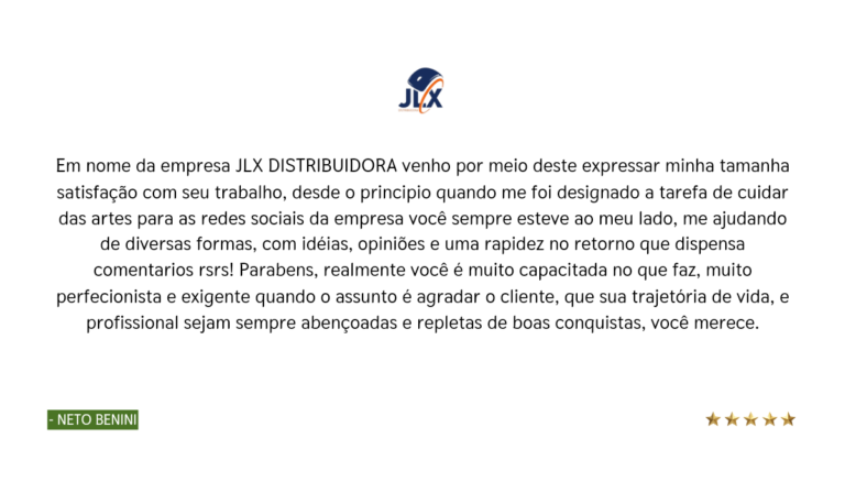 Depoimento de Cliente